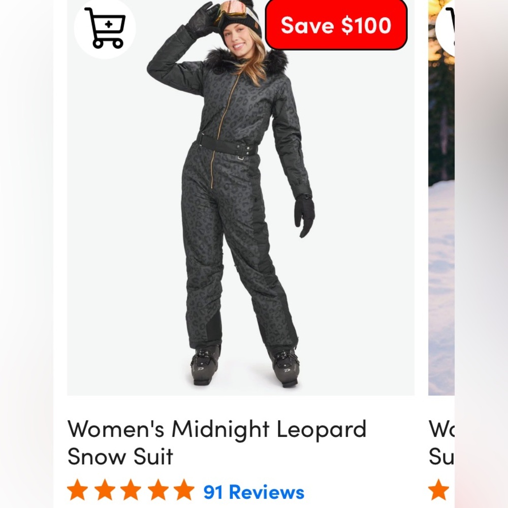 Women’s snow onsie